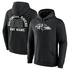 Baltimore Ravens  Personalized Name & Number Pullover Hoodie