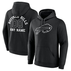 Buffalo Bills  Personalized Name & Number Pullover Hoodie