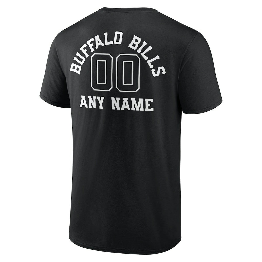 Buffalo Bills  Personalized Name & Number Monochrome T-Shirt