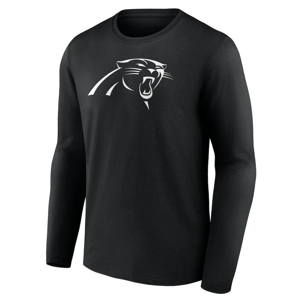 Carolina Panthers  Personalized Name & Number Monochrome Long Sleeve T-Shirt