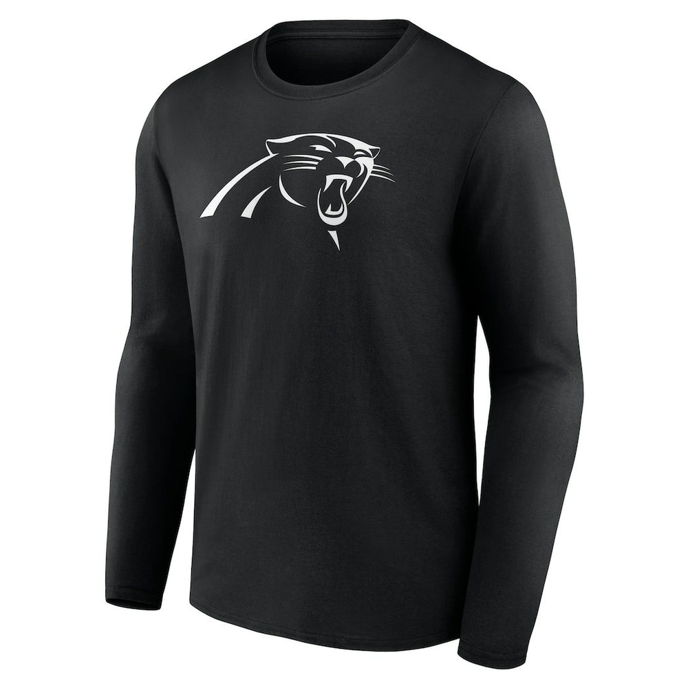 Carolina Panthers  Personalized Name & Number Monochrome Long Sleeve T-Shirt