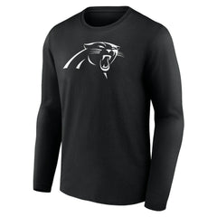 Carolina Panthers  Personalized Name & Number Monochrome Long Sleeve T-Shirt