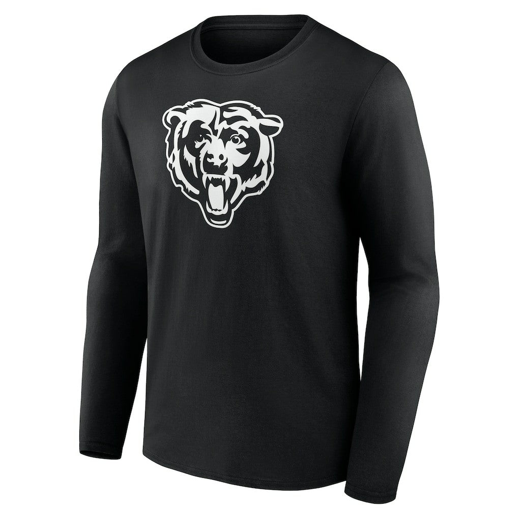 Chicago Bears  Personalized Name & Number Monochrome Long Sleeve T-Shirt