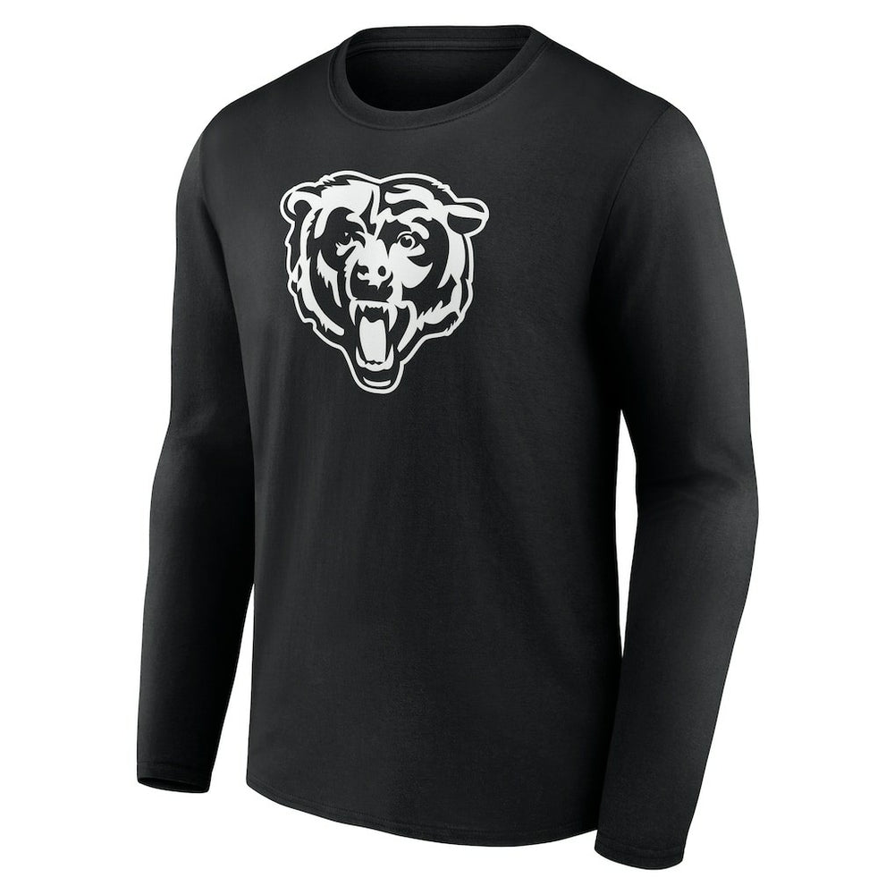 Chicago Bears  Personalized Name & Number Monochrome Long Sleeve T-Shirt