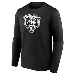 Chicago Bears  Personalized Name & Number Monochrome Long Sleeve T-Shirt