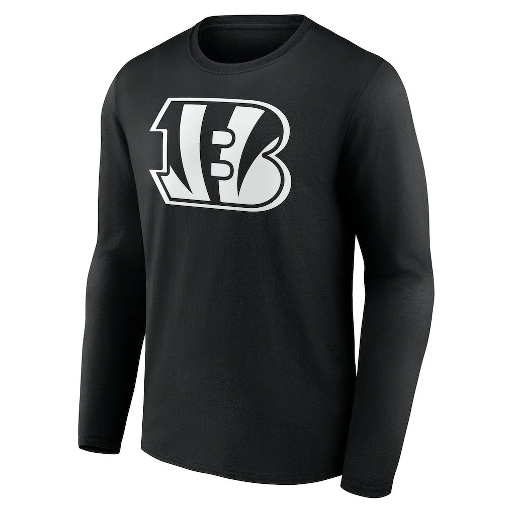 Cincinnati Bengals  Personalized Name & Number Monochrome Long Sleeve T-Shirt