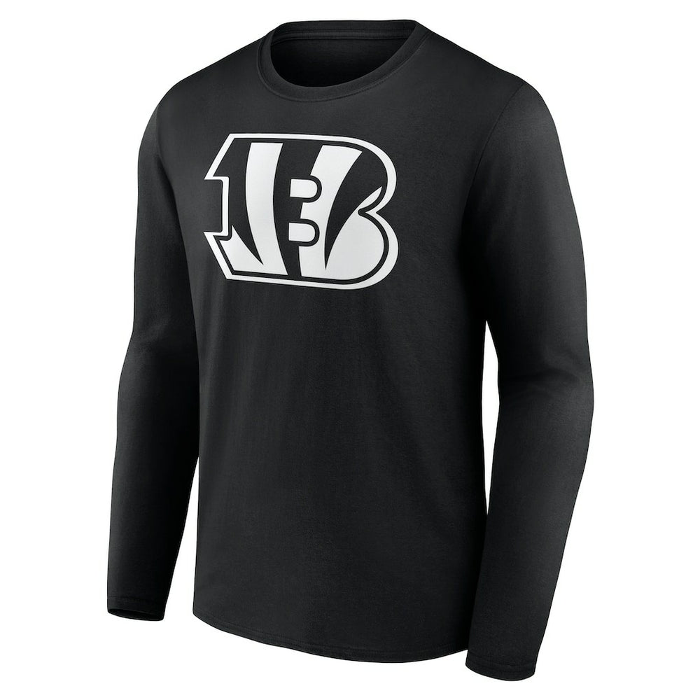 Cincinnati Bengals  Personalized Name & Number Monochrome Long Sleeve T-Shirt