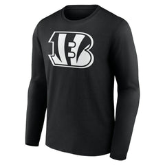 Cincinnati Bengals  Personalized Name & Number Monochrome Long Sleeve T-Shirt