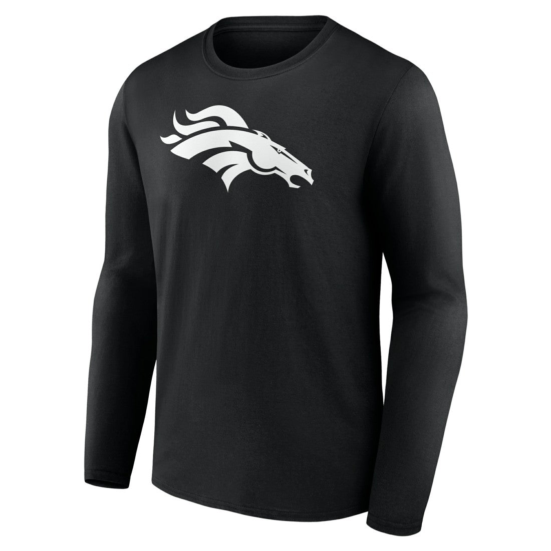 Denver Broncos  Personalized Name & Number Monochrome Long Sleeve T-Shirt