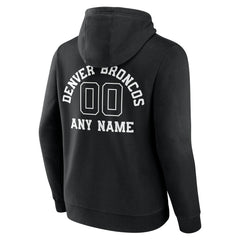 Denver Broncos  Personalized Name & Number Pullover Hoodie