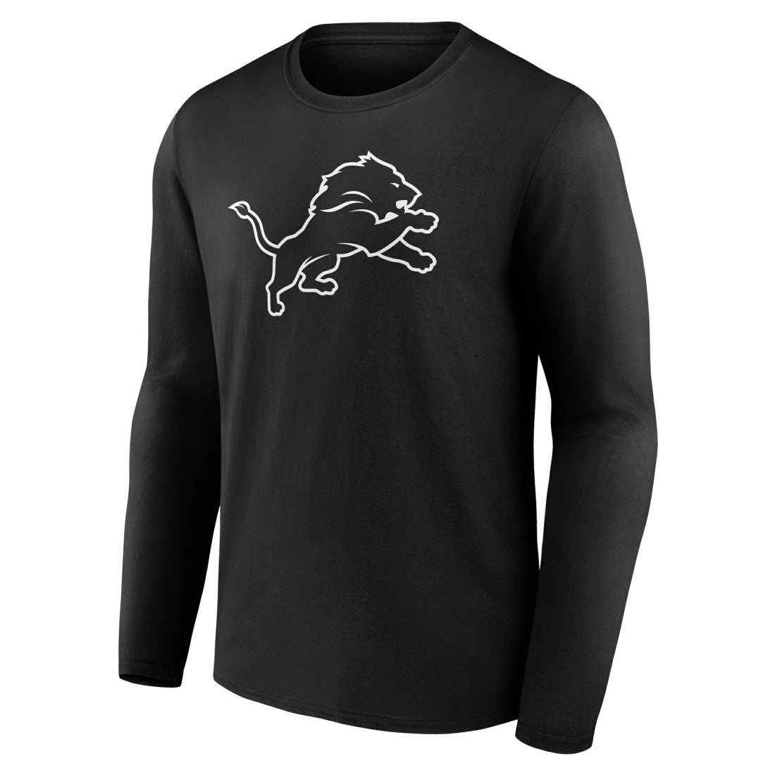 Detroit Lions  Personalized Name & Number Monochrome Long Sleeve T-Shirt
