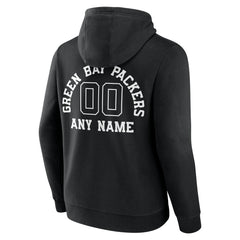 Green Bay Packers  Personalized Name & Number Pullover Hoodie