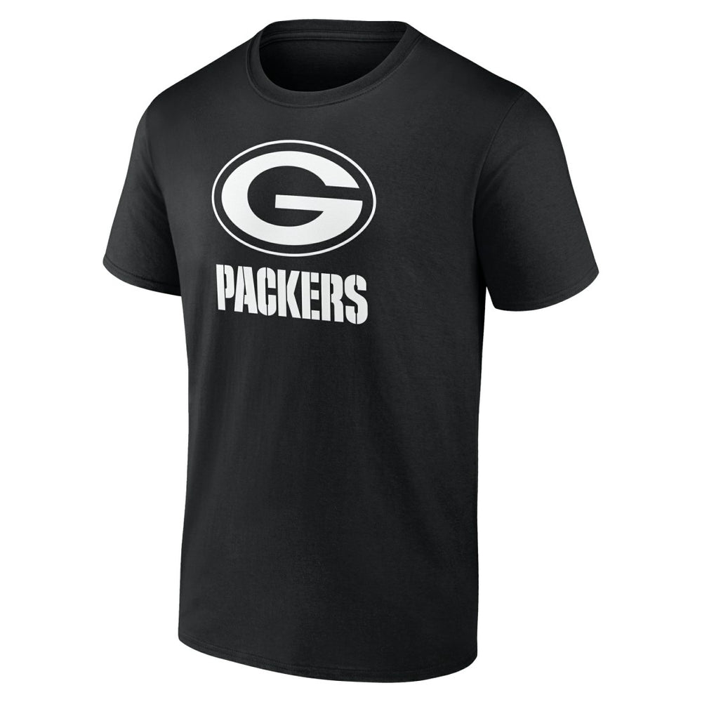 Green Bay Packers  Personalized Name & Number Monochrome T-Shirt