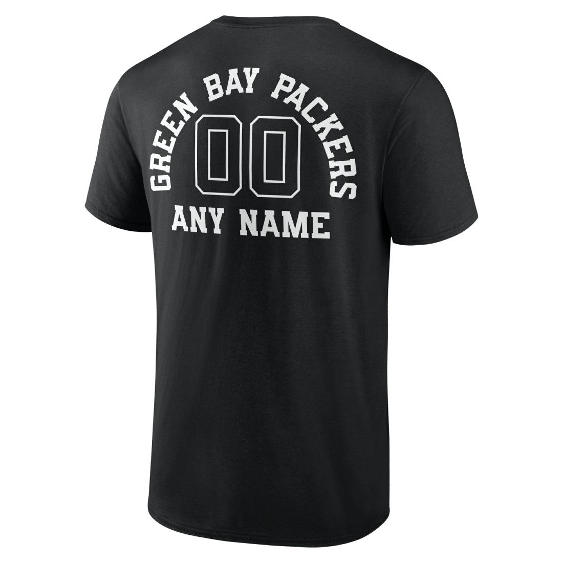 Green Bay Packers  Personalized Name & Number Monochrome T-Shirt