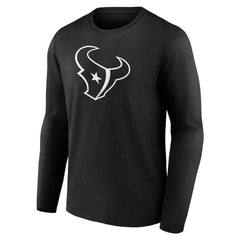 Houston Texans  Personalized Name & Number Monochrome Long Sleeve T-Shirt