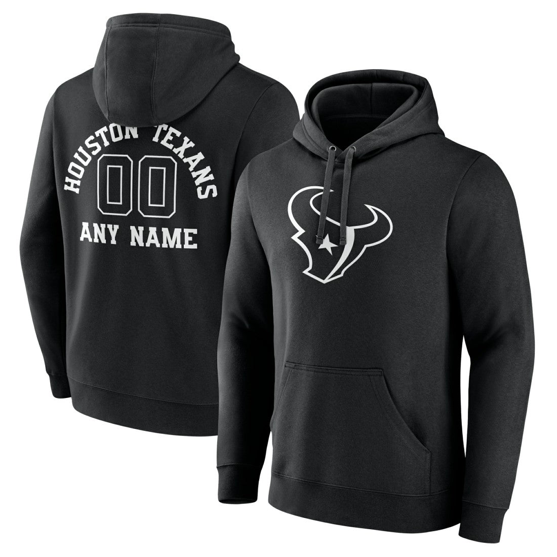 Houston Texans  Personalized Name & Number Pullover Hoodie
