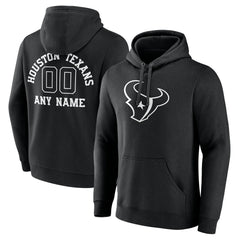 Houston Texans  Personalized Name & Number Pullover Hoodie