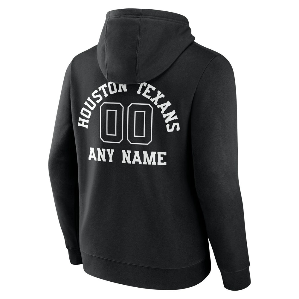 Houston Texans  Personalized Name & Number Pullover Hoodie