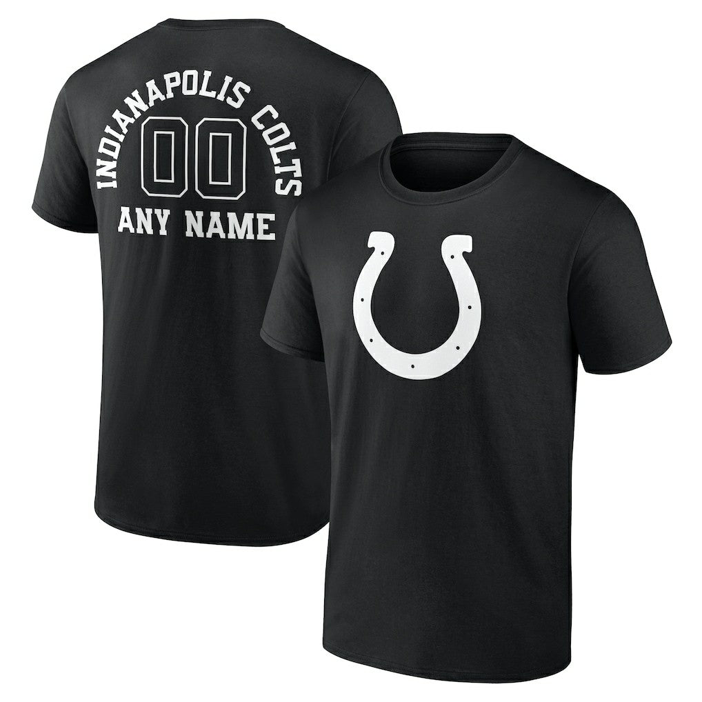 Indianapolis Colts  Personalized Name & Number Monochrome T-Shirt