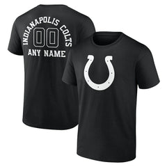 Indianapolis Colts  Personalized Name & Number Monochrome T-Shirt