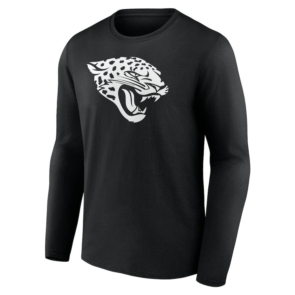 Jacksonville Jaguars  Personalized Name & Number Monochrome Long Sleeve T-Shirt