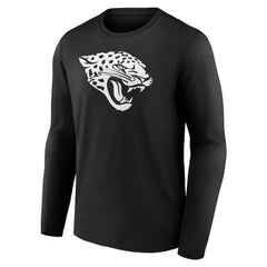 Jacksonville Jaguars  Personalized Name & Number Monochrome Long Sleeve T-Shirt