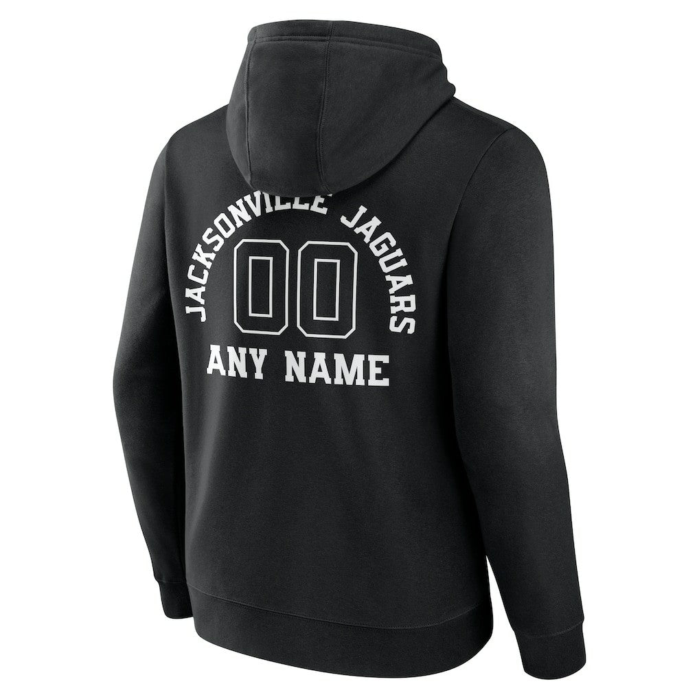Jacksonville Jaguars  Personalized Name & Number Pullover Hoodie