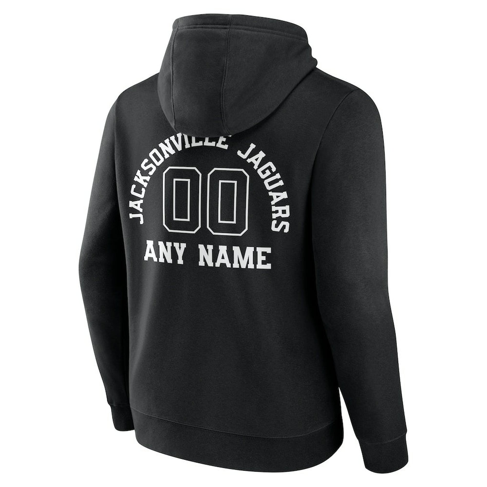 Jacksonville Jaguars  Personalized Name & Number Pullover Hoodie