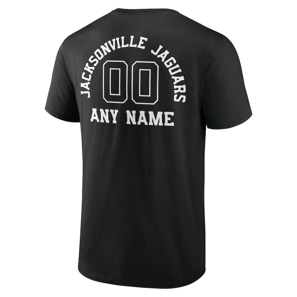 Jacksonville Jaguars  Personalized Name & Number Monochrome T-Shirt