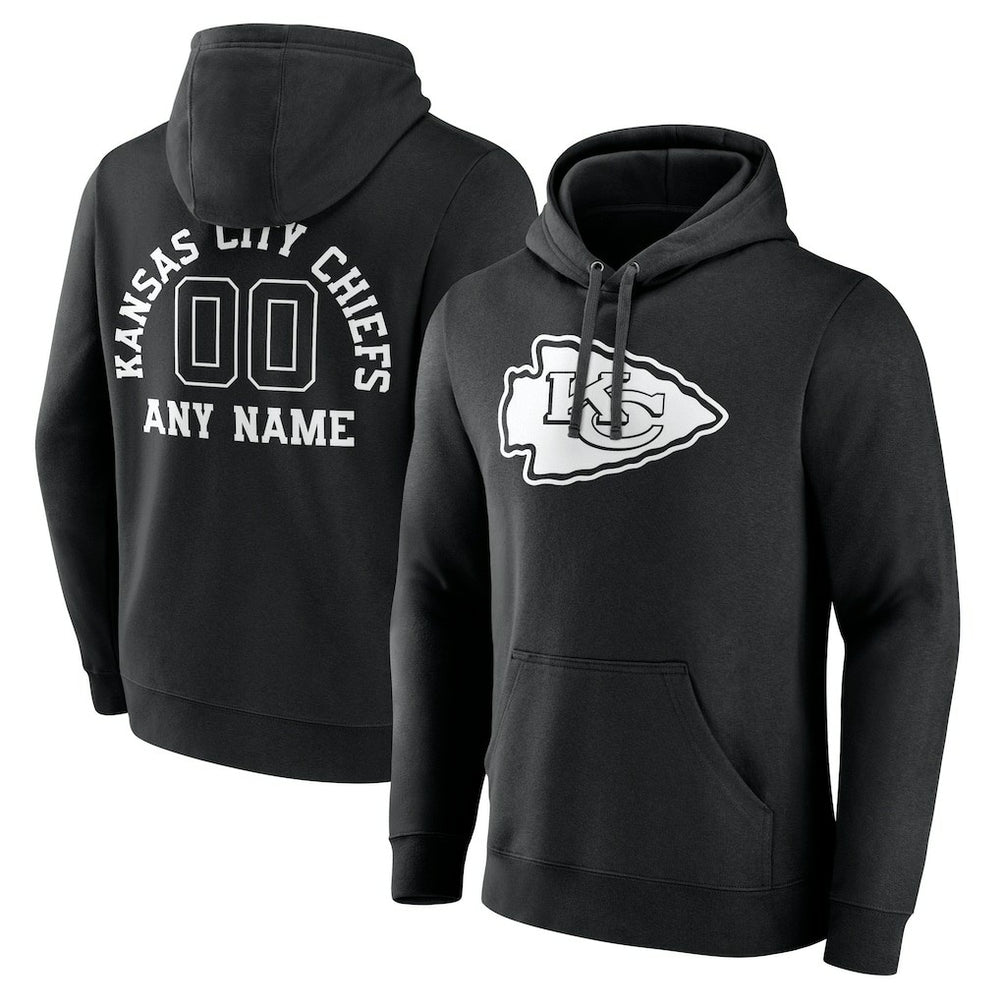 Kansas City Chiefs  Personalized Name & Number Pullover Hoodie
