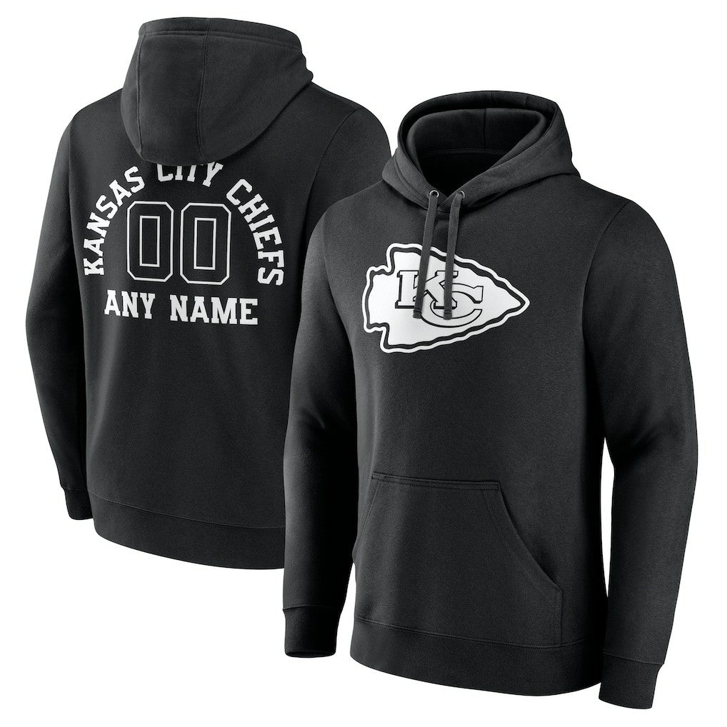 Kansas City Chiefs  Personalized Name & Number Pullover Hoodie