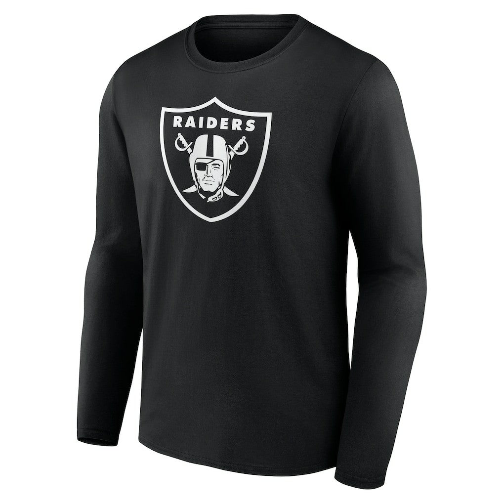 Las Vegas Raiders  Personalized Name & Number Monochrome Long Sleeve T-Shirt