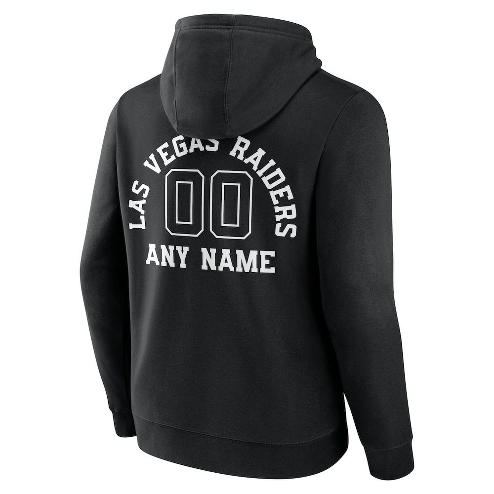 Las Vegas Raiders  Personalized Name & Number Pullover Hoodie