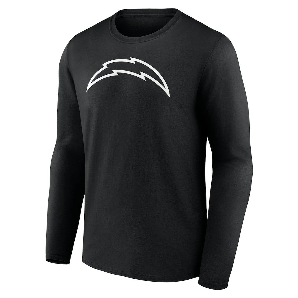 Los Angeles Chargers  Personalized Name & Number Monochrome Long Sleeve T-Shirt