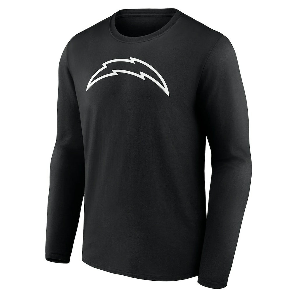 Los Angeles Chargers  Personalized Name & Number Monochrome Long Sleeve T-Shirt