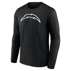 Los Angeles Chargers  Personalized Name & Number Monochrome Long Sleeve T-Shirt