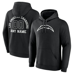Los Angeles Chargers  Personalized Name & Number Pullover Hoodie