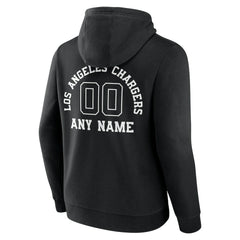 Los Angeles Chargers  Personalized Name & Number Pullover Hoodie