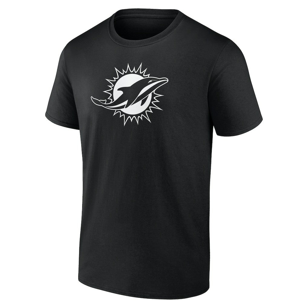 Miami Dolphins  Personalized Name & Number Monochrome T-Shirt