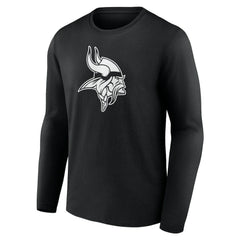 Minnesota Vikings  Personalized Name & Number Monochrome Long Sleeve T-Shirt