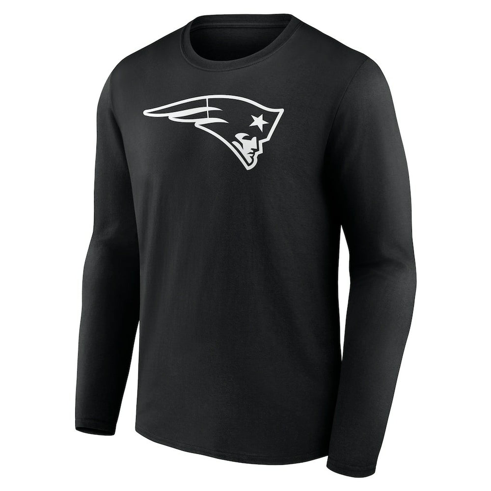New England Patriots  Personalized Name & Number Monochrome Long Sleeve T-Shirt