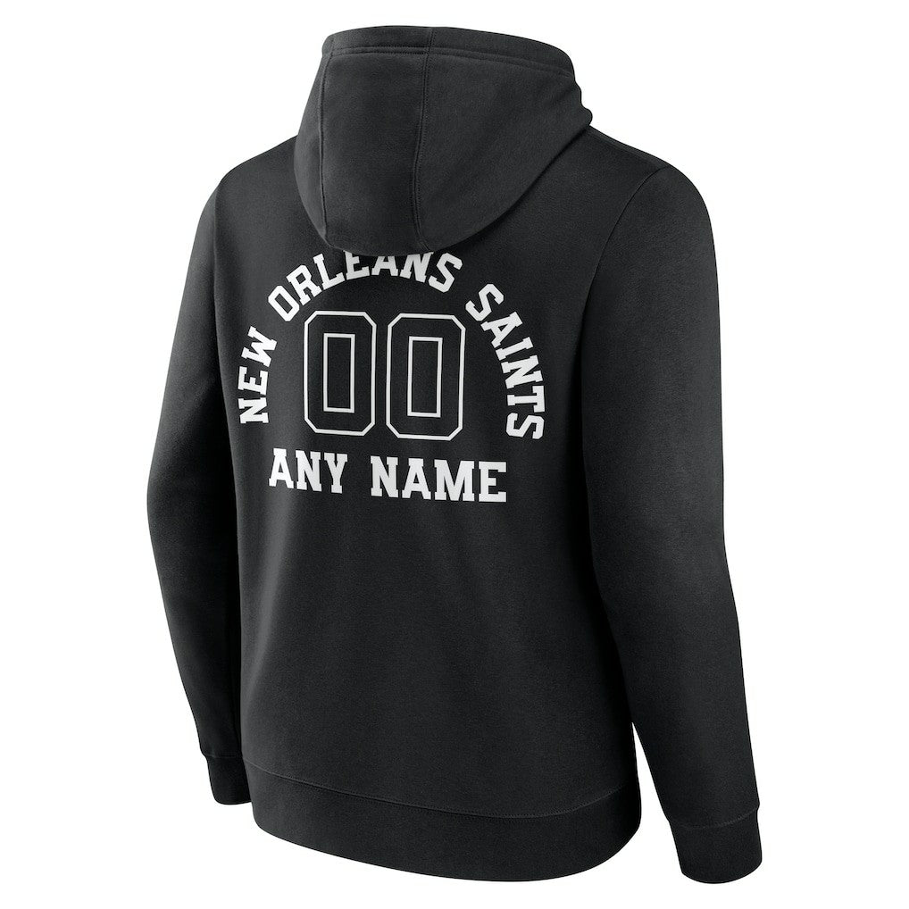 New Orleans Saints  Personalized Name & Number Pullover Hoodie