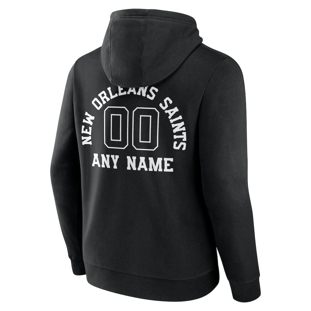 New Orleans Saints  Personalized Name & Number Pullover Hoodie