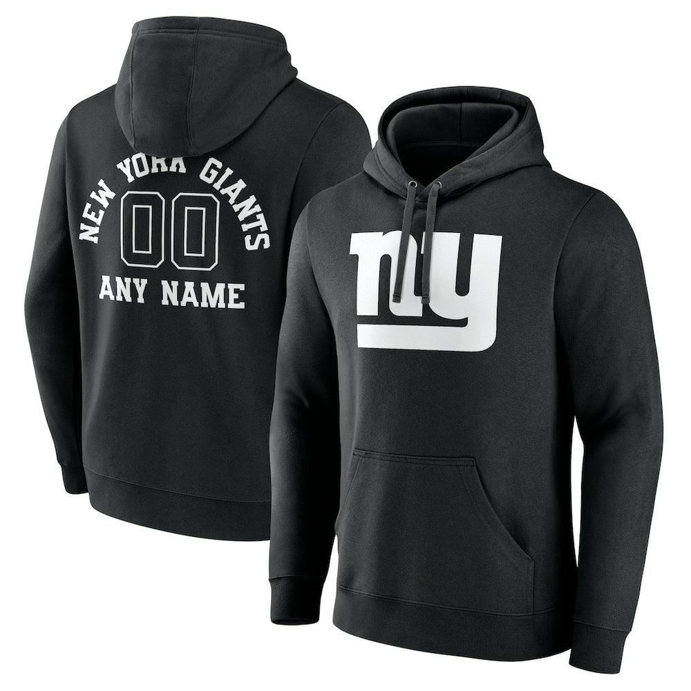New York Giants  Personalized Name & Number Pullover Hoodie