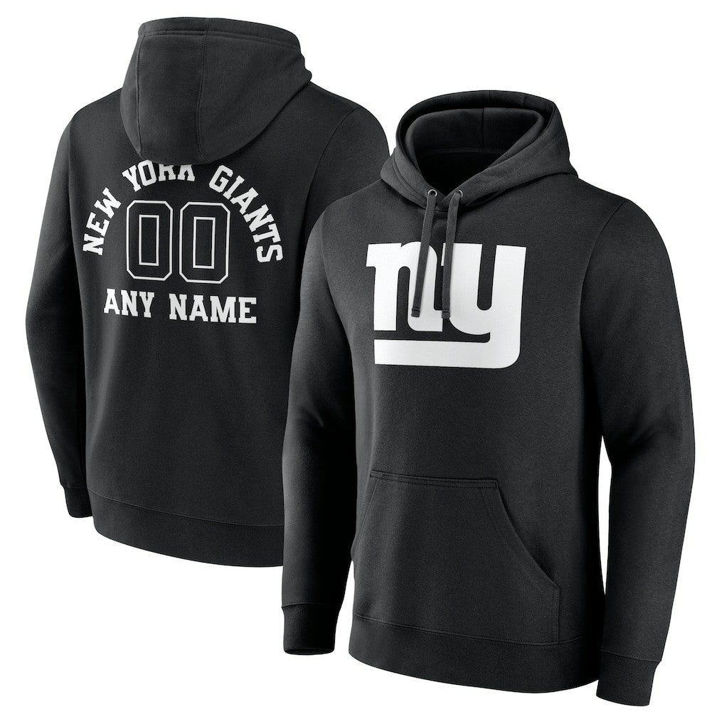 New York Giants  Personalized Name & Number Pullover Hoodie