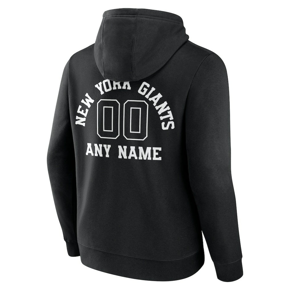 New York Giants  Personalized Name & Number Pullover Hoodie