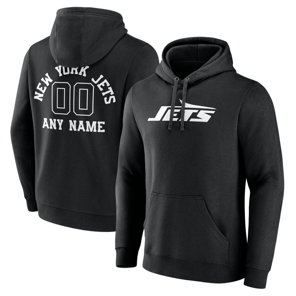 New York Jets  Personalized Name & Number Pullover Hoodie