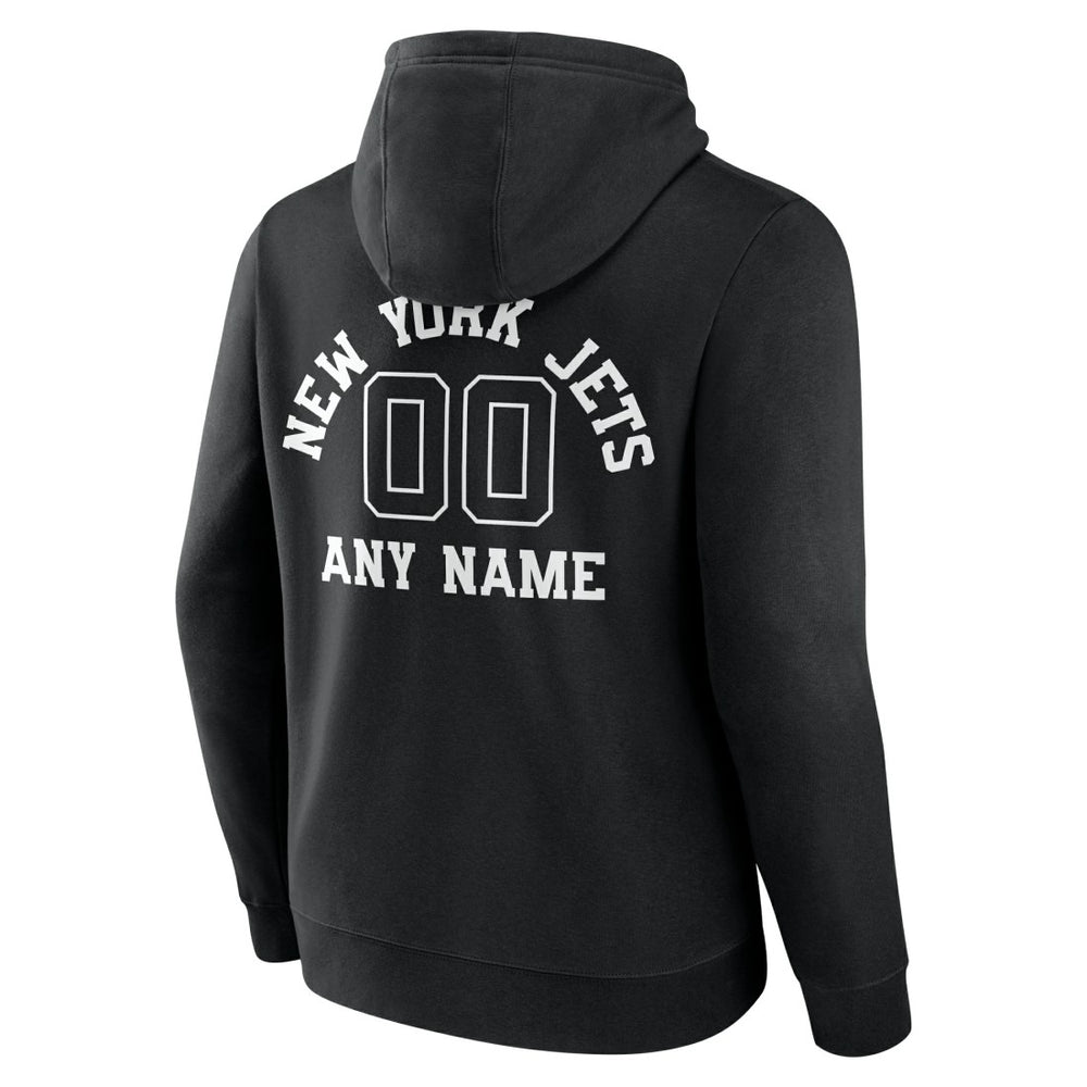 New York Jets  Personalized Name & Number Pullover Hoodie