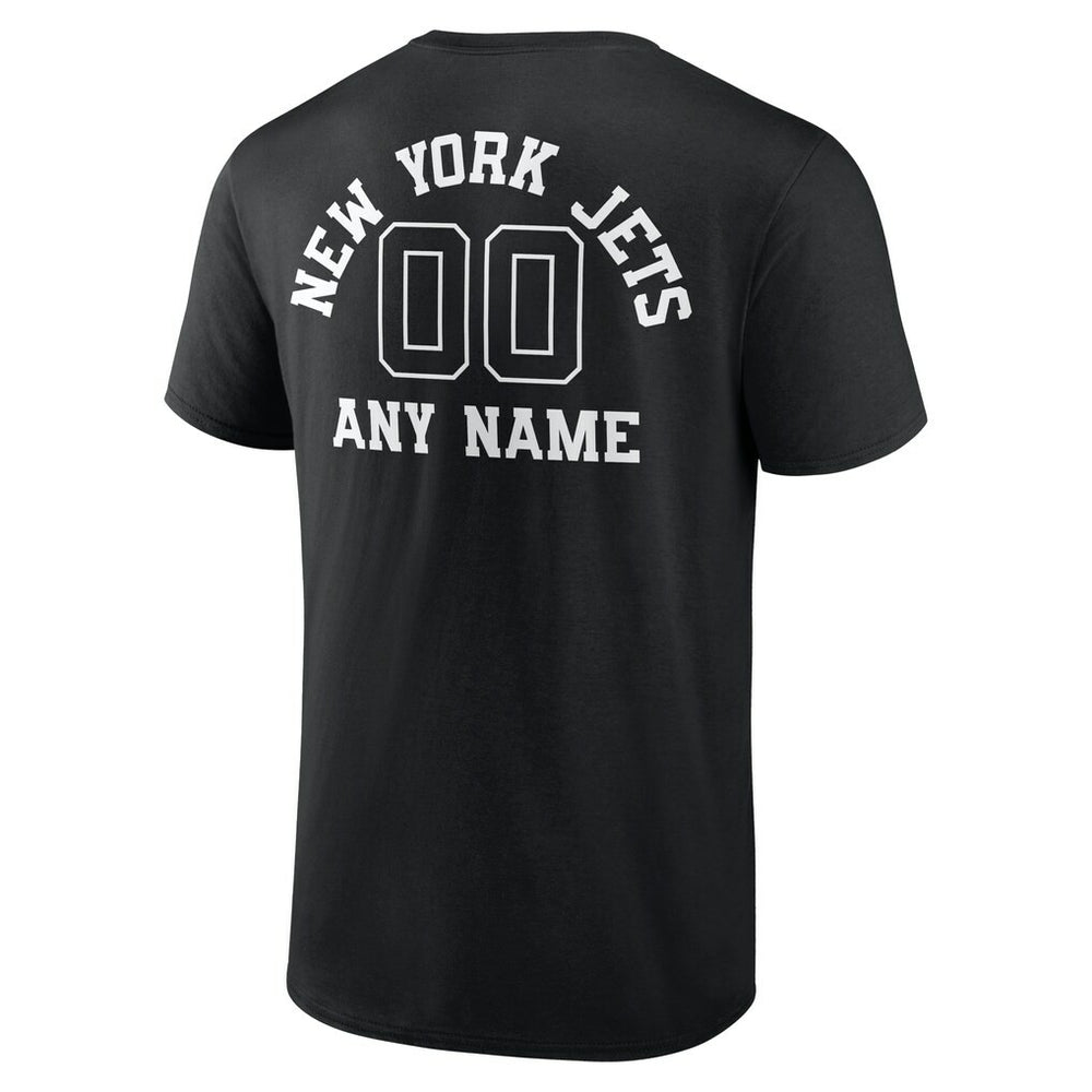 New York Jets  Personalized Name & Number Monochrome T-Shirt