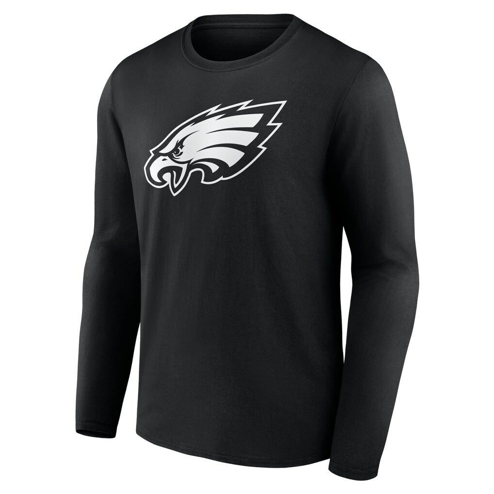 Philadelphia Eagles  Personalized Name & Number Monochrome Long Sleeve T-Shirt